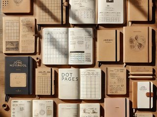 Plusieurs carnets posés les uns à côté des autres
